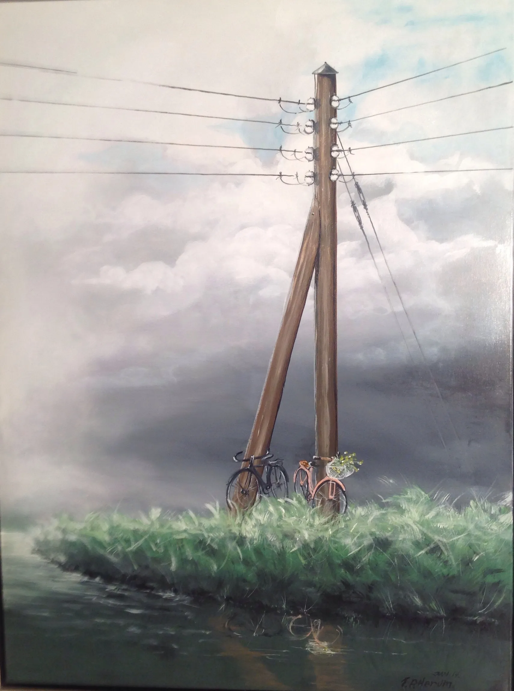 Maleri nr 64 90 cm X 120 cm